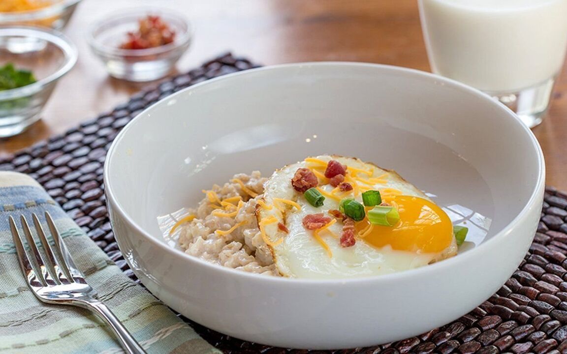 Avena y huevos revueltos un excelente desayuno para la diabetes